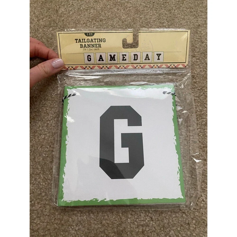 Game Day (2) and Sunday Funday (1) Banners Football Party Decor Sports Theme NWT